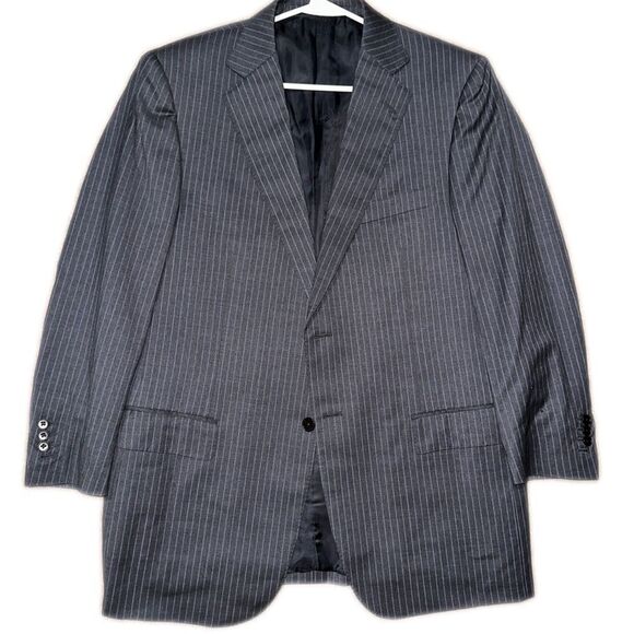 Ermenegildo Zegna Pinstripe with Surgeon's cuffs - Picture 1 of 7